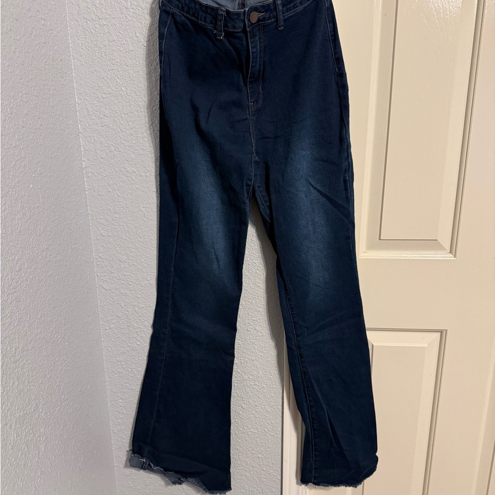 SHEIN High rise wide leg jeans